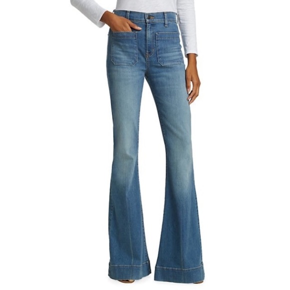 Veronica Beard Sheridan Flare Jeans - Picture 2 of 11